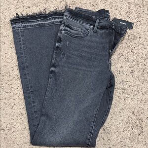 Express Women's Black Flare Jeans 4R